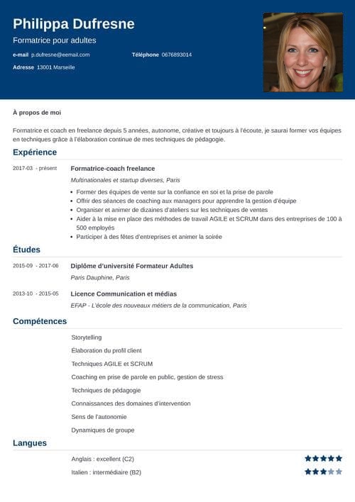 lettre de motivation formateur